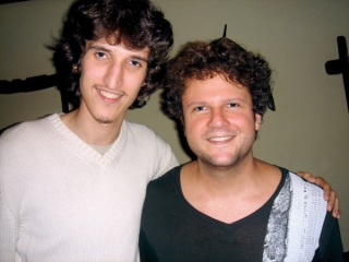 Renato Macedo e o â€œpadrinhoâ€ Selton Mello.